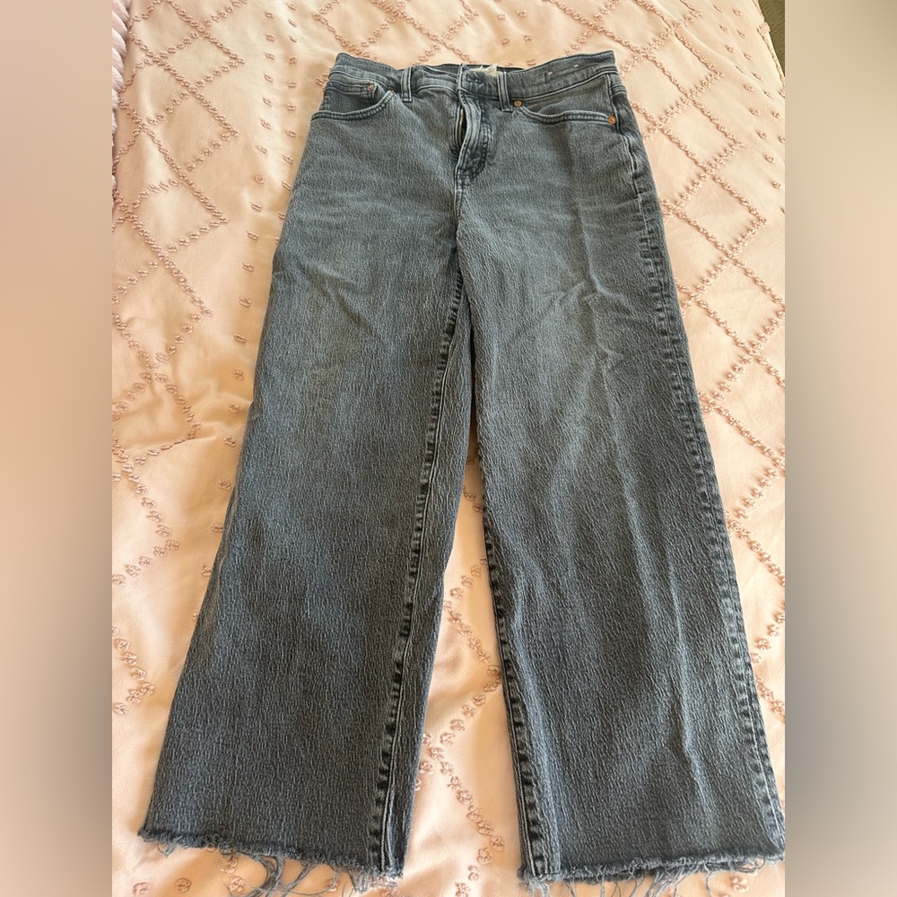 Madewell Straight Leg Jeans in Denim Blue